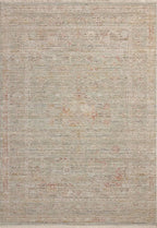 Loloi Chris Loves Julia Ida Collection IDA-05 Spa/Sunrise 2'-7" x 10'-0", .19" Pile Height, Runner Rug