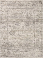 Loloi Magnolia Home by Joanna Gaines Millie Collection MIE-01 Silver/Dove 9'-6" x 13'-1", .25" Pile Height, Area Rug
