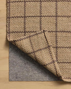 Loloi Chris Loves Julia Fletcher Collection FLE-01 Natural/Brown 2'-3" x 3'-9", .37" Pile Height, Runner Rug