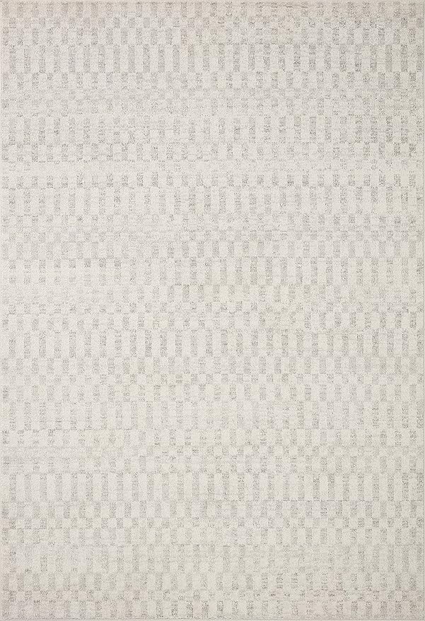 Loloi Kamala Collection KAM-05 Ivory/Grey 2'-7" x 8'-0" Runner Rug