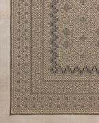 Loloi Chris Loves Julia Providence Collection PRC-06 Charcoal/Dove 3'-9" x 5'-9", .12" Pile Height, Indoor/Outdoor Accent Rug
