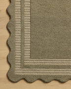 Loloi Chris Loves Julia Scottie Collection SCO-01 Olive/Pebble 8'-6" x 11'-6", .87" Pile Height, Area Rug