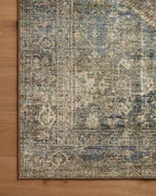 Loloi Amber Lewis Morgan Collection MOG-05 Spice/Lagoon 3'-6" x 5'-6" 38" Thick Accent Rug feat. CloudPile, Neutral, Room Décor, Vintage Inspired, Livingroom, Bedroom, Dining Area