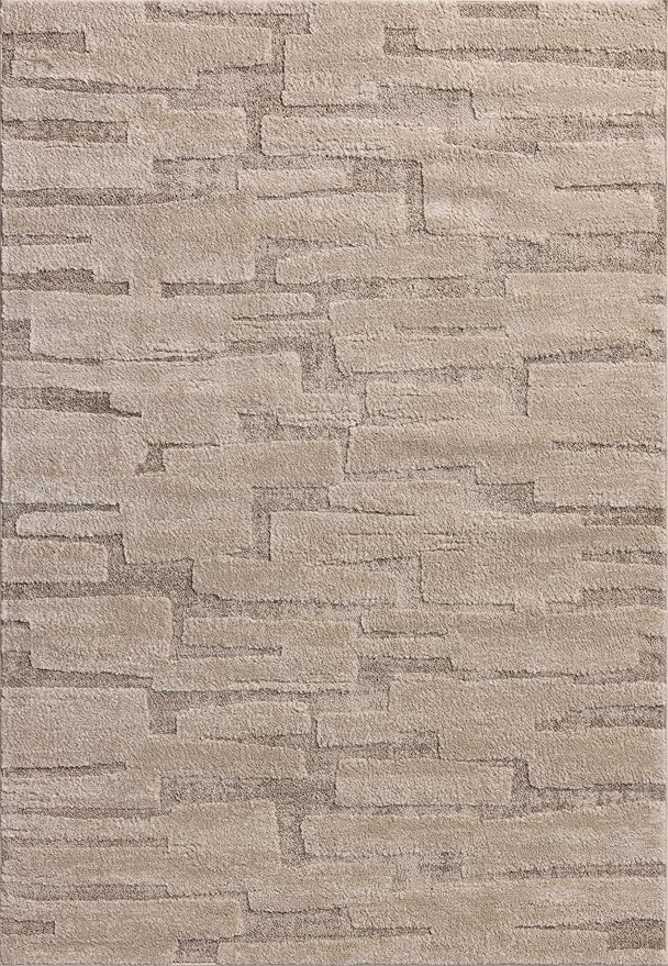 Loloi Amber Lewis Monty Collection MOT-04 Taupe/Beige 4'-0" x 6'-0", .50" Pile Height, Accent Rug
