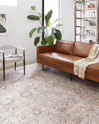 Loloi II Skye Collection SKY-01 Blush/Grey 5'-0" x 7'-6" Area Rug
