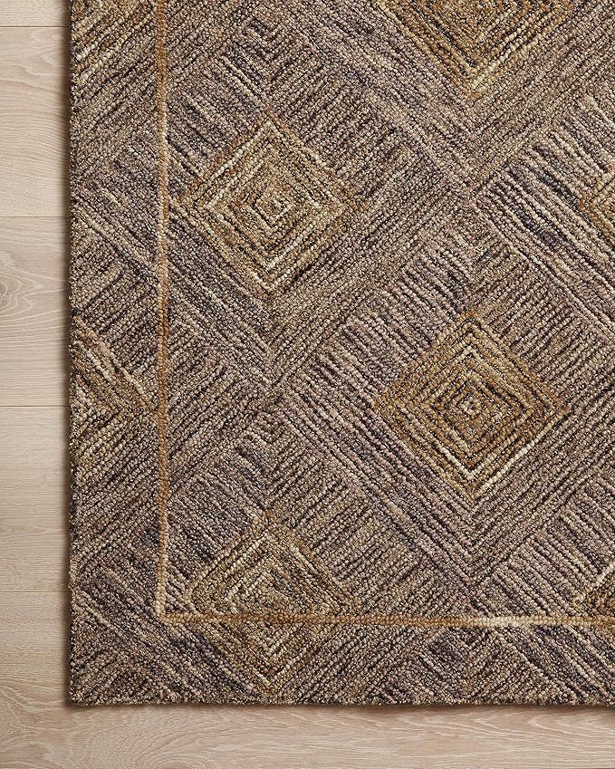 Loloi Varena Collection VAR-04 Plum/Gold 9'-3" x 13' Area Rug