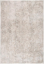 SAFAVIEH Area Rug 9x12 - Evoke Collection - Large - Ivory & Taupe, Distressed Design, Non-Shedding & Easy to Clean, Ideal for Living Room, Bedroom, Dining Space (EVK256E)