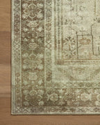 Loloi Magnolia Home by Joanna Gaines Banks Collection BAN-06 Natural/Granite 2'-3" x 3'-9" .13" Pile Height, Machine Washable, Accent Rug