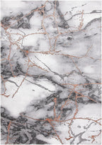 SAFAVIEH Craft Collection 5'3" x 7'6" Grey/Orange CFT877P Modern Abstract Non-Shedding Living Room Dining Bedroom Area Rug