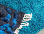 Unique Loom Solid Shag Collection Area Rug (2' 7" x 10' Runner Turquoise)