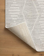 Loloi Kamala Collection KAM-02 Ivory/Silver 7'-10" x 10' Area Rug