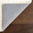 nuLOOM 4' x 6' Cozy Plush Area Rug, Machine Washable, Non-Slip, Soft Fluffy Shag Carpet for Living Room Bedroom Kids Room Nursery Home Decor, Loni White