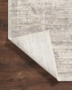 Loloi Magnolia Home by Joanna Gaines Millie Collection MIE-01 Silver/Dove 2'-7" x 14', .25" Pile Height, Runner Rug