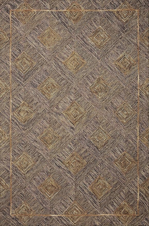 Loloi Varena Collection VAR-04 Plum/Gold 9'-3" x 13' Area Rug