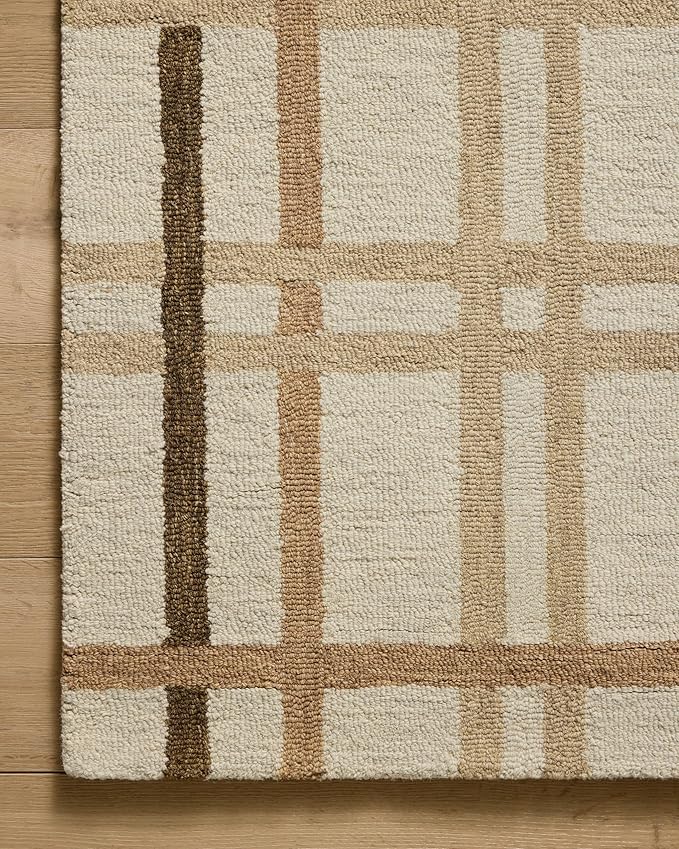 Loloi Magnolia Home by Joanna Gaines Waylon Collection WAY-01 Natural/Bark 11'-6" x 15' Area Rug