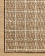 Loloi Chris Loves Julia Fletcher Collection FLE-01 Natural/Ivory 7'-9" x 9'-9", .37" Pile Height, Area Rug