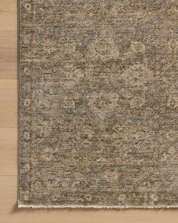Loloi Magnolia Home by Joanna Gaines Junie Collection JUE-06 Lagoon/Natural 2'-7" x 8'-0", .38 Pile Height, Runner Rug