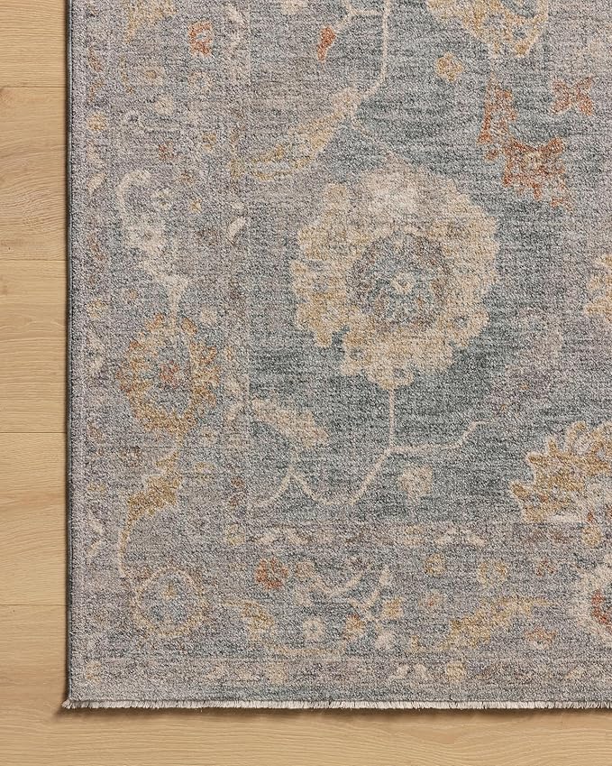 Loloi Chris Loves Julia Louisa Collection LOI-02 Ocean/Sunset 7'-10" x 10', .38" Pile Height, Area Rug