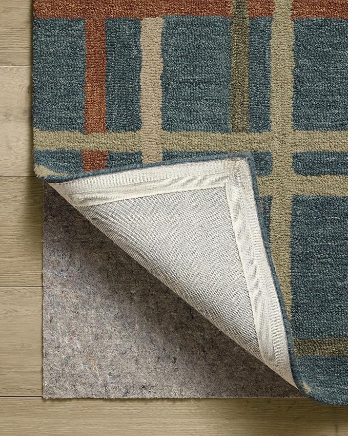 Loloi Magnolia Home by Joanna Gaines Waylon Collection WAY-01 Denim/Multi 3'-6" x 5'-6" Accent Rug