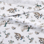 Eddie Bauer - King Sheets, Cotton Flannel Bedding Set, Brushed For Extra Softness, Cozy Home Decor (Woodland Friends, King)