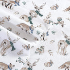 Eddie Bauer - King Sheets, Cotton Flannel Bedding Set, Brushed For Extra Softness, Cozy Home Decor (Woodland Friends, King)