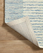 Loloi Chris Loves Julia Chris Collection CHR-01 Ivory/Denim 7'-9'' x 9'-9'', .50" Pile Height, Area Rug