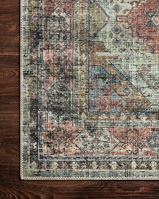 Loloi Skye Collection SKY-06 Apricot/Mist 9'-0" x 12'-0" Area Rug