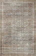 Loloi Chris Loves Julia Jules Collection JUL-09 Ink/Terracotta 2'-6'' x 12'-0'', .13" Pile Height, Runner Rug