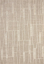 Loloi Amber Lewis Bexley Collection BEX-05 Mushroom/Natural 9' x 13' Area Rug Neutral, Textured, Living, Bedroom, Dining, Carpet