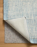Loloi Magnolia Home by Joanna Gaines Henley Collection HNY-01 Ivory/Blue 2'-3" x 3'-9" Accent Rug