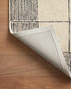Loloi Chris Loves Julia Francis Collection FRA-02 Cream/Black 8'-6" x 12' Area Rug