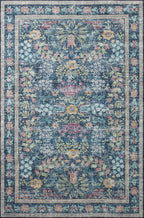 Loloi Rifle Paper Co. Maison Collection MAO-06 Blue/Multi 7'-6" x 9'-6", .19" Pile Height, Area Rug