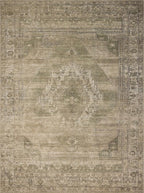 Loloi Amber Lewis Cambria Collection CBR-03 Sand/Olive 3'-6" x 5'-6" Accent Rug Jute, Neutral, Vintage Style, Antique Tone, Living, Bedroom, Dining, Carpet