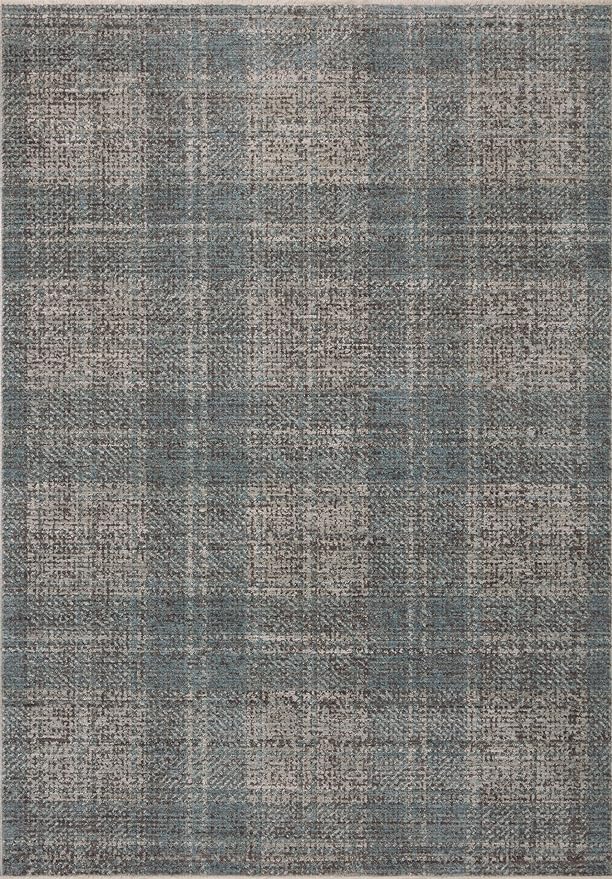 Loloi Angela Rose Ember Collection EMB-09 Denim/Charcoal 5'-3" x 7'-6" Area Rug