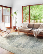 Loloi Skye Collection SKY-12 Charcoal/Dove 9'-0" x 12'-0" Area Rug