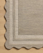 Loloi Chris Loves Julia Scottie Collection SCO-01 Fog/Ivory 2'-3" x 3'-9", .87" Pile Height, Runner Rug