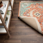 Mohawk Home 9' x 12' Non Slip Grip Rug Pad 1/4" Thick Dual Surface Felt Cushion + Rubber Gripper - Safe for All Floors