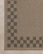 Loloi Chris Loves Julia Providence Collection PRC-01 Natural/Charcoal 9'-2" x 13', .12" Pile Height, Indoor/Outdoor Area Rug