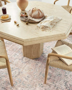 Loloi II Skye Collection SKY-01 Blush/Grey 7'-6" x 9'-6" Area Rug