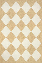nuLOOM 5' x 8' Outdoor Performance Area Rug, Stain Resistant, Weather Resistant, High Traffic, Patio, Balcony, Outside, Sabina Tan