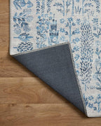 Loloi Rifle Paper Co. Maison Collection MAO-07 Blue 5'-0" x 7'-6", .19" Pile Height, Area Rug