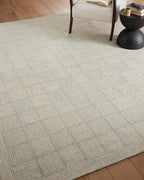 Loloi Chris Loves Julia Francis Collection FRA-03 Silver/Sky 3'-6" x 5'-6" Accent Rug
