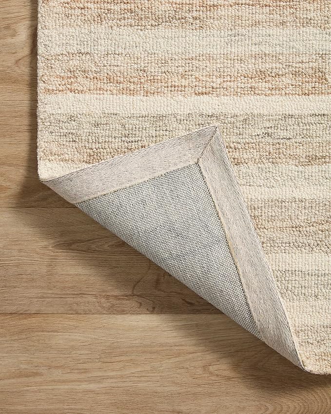 Loloi Chris Loves Julia Chris Collection CHR-03 Ivory/Clay 7'-9'' x 9'-9'', .50" Pile Height, Area Rug
