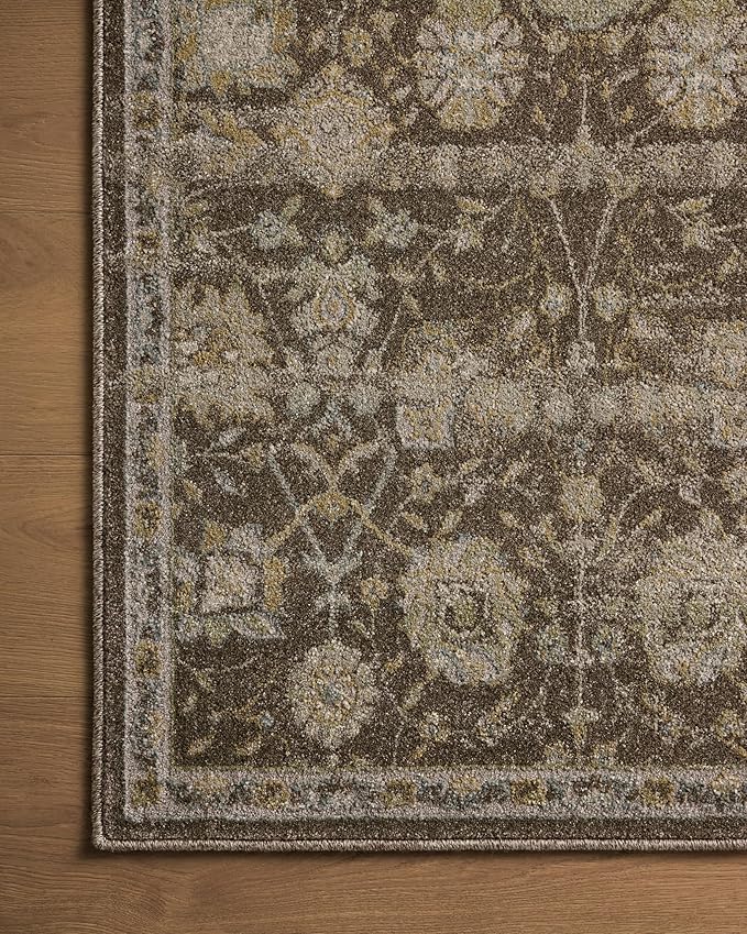 Loloi Magnolia Home by Joanna Gaines Mona Collection MOA-03 BARK/Natural 5' x 7'-8" Area Rug