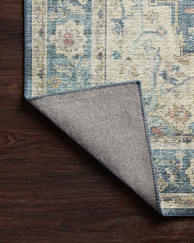 Loloi II Skye Collection SKY-12 Ocean/Multi 2'-3" x 3'-9" Accent Rug