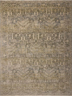 Loloi Magnolia Home by Joanna Gaines Junie Collection JUE-02 Moss/Natural 2'-7" x 8'-0", .38 Pile Height, Runner Rug