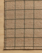 Loloi Chris Loves Julia Fletcher Collection FLE-01 Natural/Olive 9'-3" x 13', .37" Pile Height, Area Rug