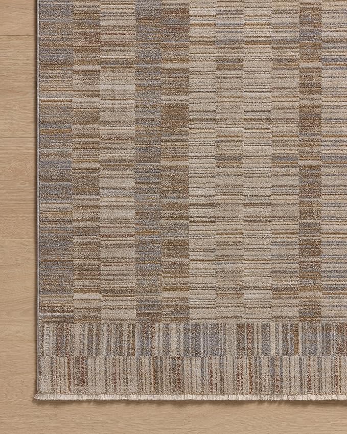 Loloi Amber Lewis Cali Collection CIL-05 Natural/Multi 5'-3" x 7'-6", .25" Pile Height, Accent Rug