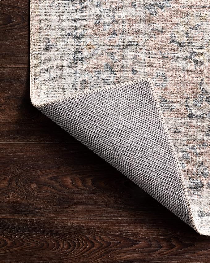 Loloi Skye Collection SKY-01 Blush/Grey 2'-0" x 5'-0" Accent Rug