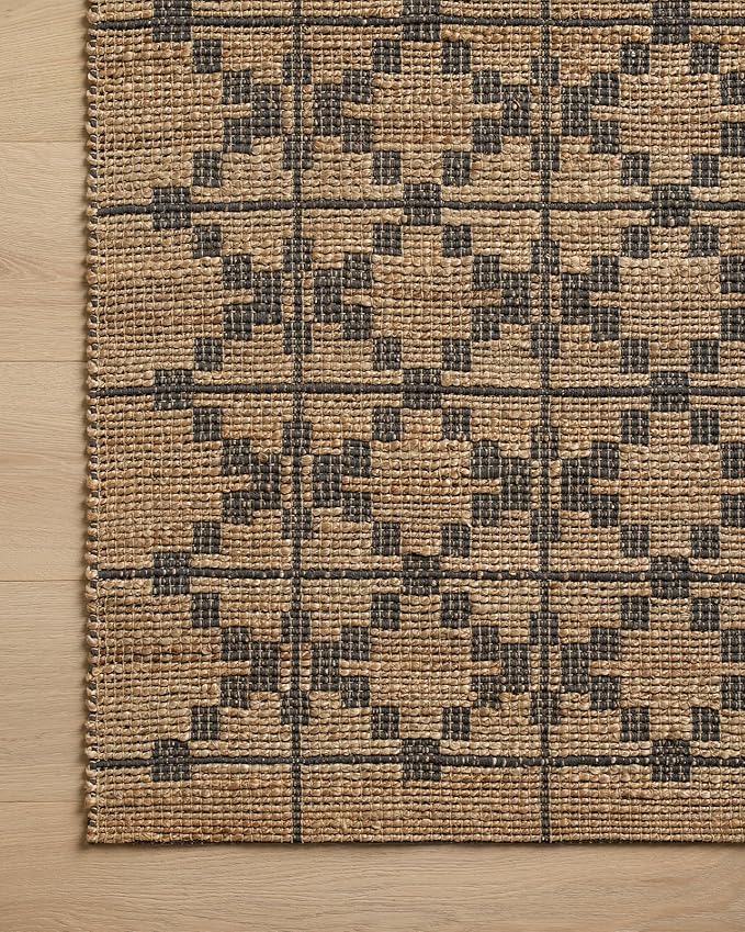 Loloi Chris Loves Julia Judy Collection JUD-05 Natural/Graphite 5'-0" x 7'-6" Area Rug